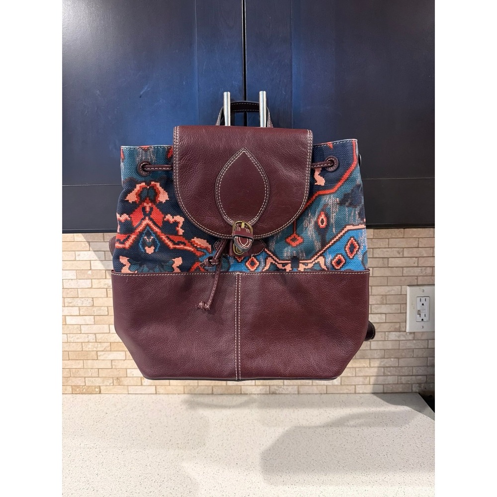 Fossil Luna Leather Backpack Womens
